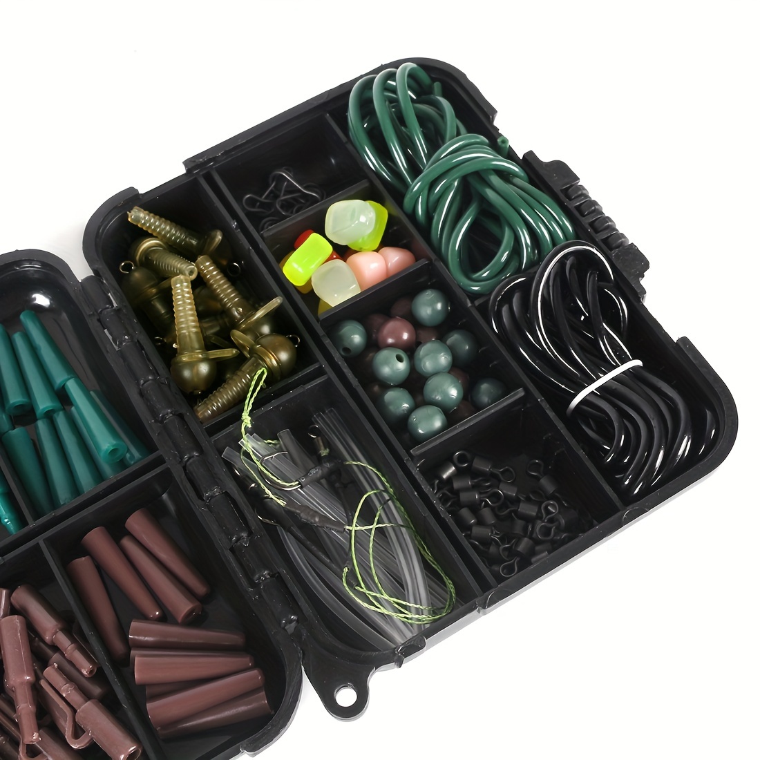 164/50PCS Portable Fishing Accessories Kit Fishing Tackle Box Set