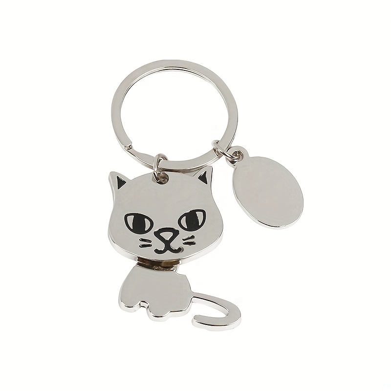  MYVZO Dibujos animados gato colgante llaveros gatito gato  llavero 9 colores mascota coche bolsa llaveros ornamento baratija joyería  regalo : Ropa, Zapatos y Joyería