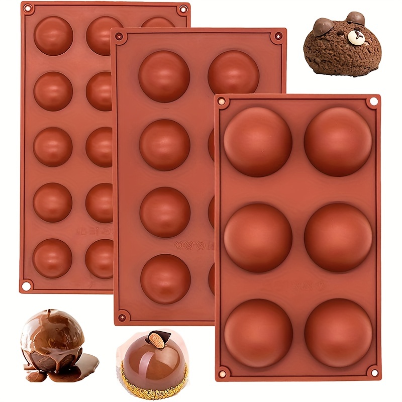 Webake cylinder chocolate molds silicone for jello and keto fat bombs