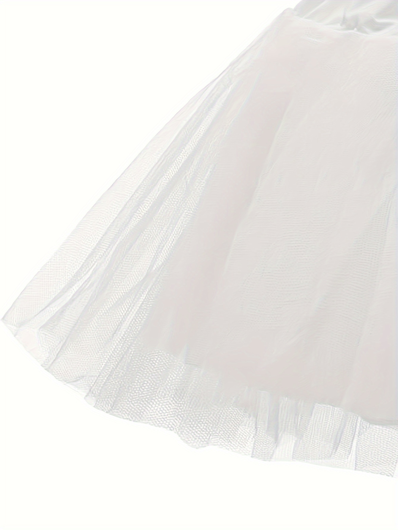 Papoopy Girls Petticoat Underskirt With 3 Layers Hoopless
