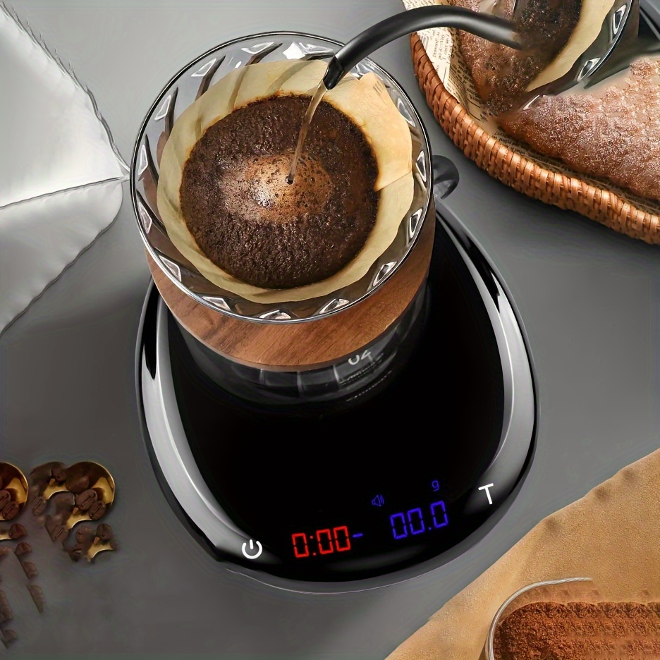1pc Coffee Scale, Electronic Kitchen Scale, Food Scale, Italian Handheld Coffee  Scale, Accurate Coffee Bean Scale For Kitchen Use, Baking Scale, Kitchen  Accessory, Baking Tool