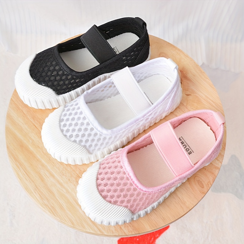 Girls Solid Breathable Ballet Shoes Slippers Dance Shoes - Temu Canada