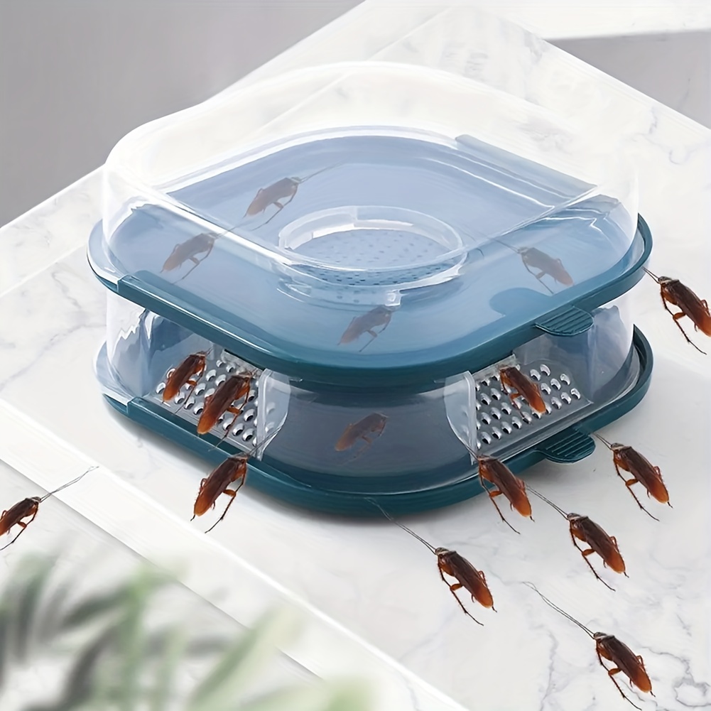 Trampa eficiente para cucarachas en interiores, trampa eficiente para  cucarachas de doble capa, reutilizable, segura para cucarachas para  hormigas
