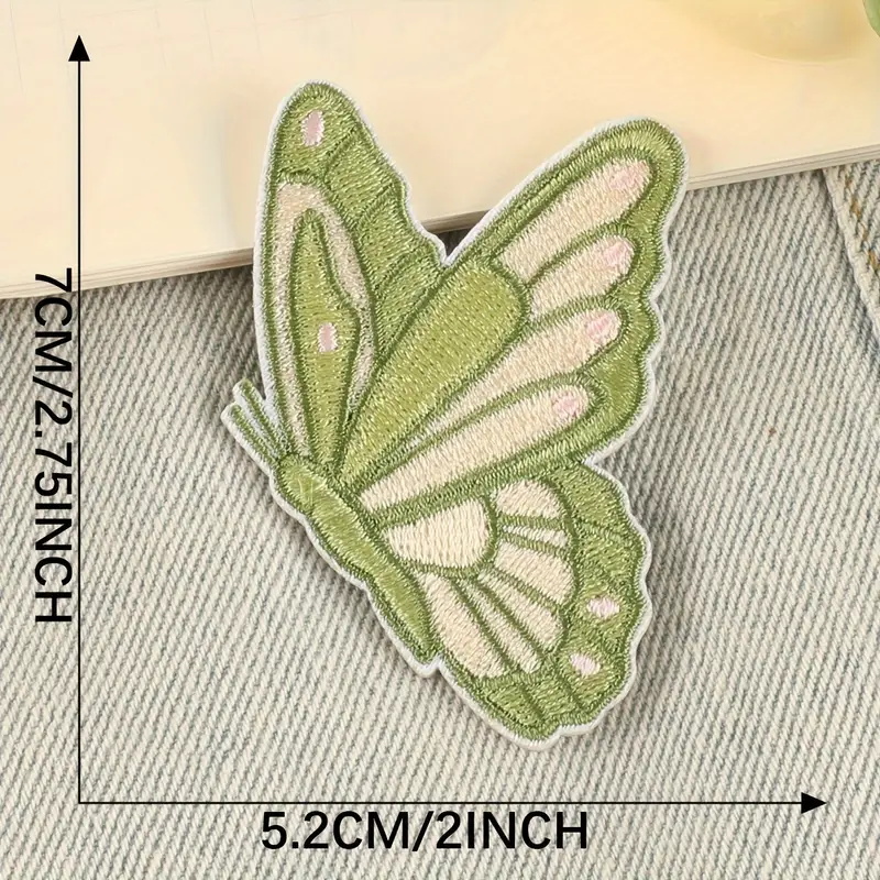 Embroidery Stickers Cartoon Butterfly Self adhesive Patch - Temu