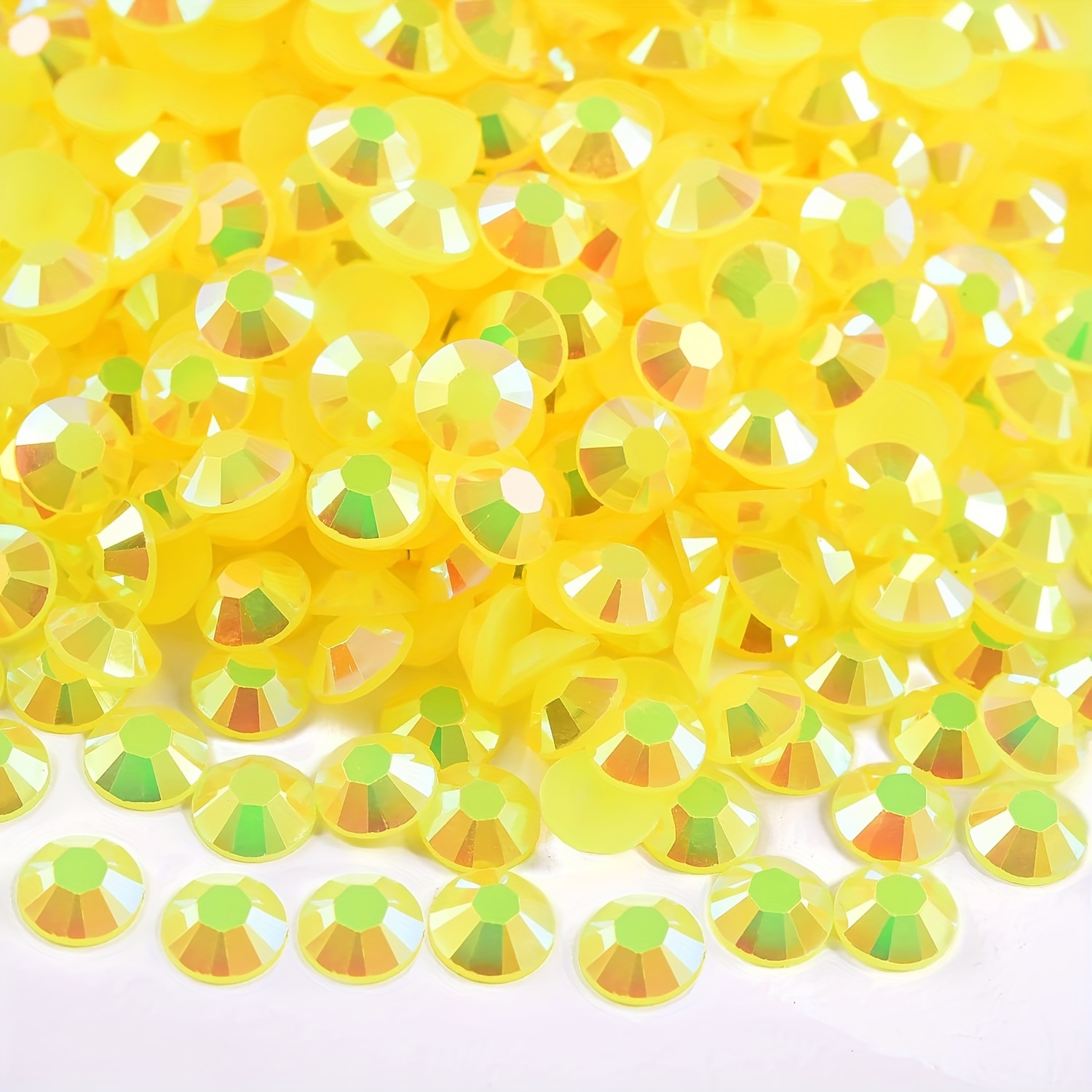 Citrine Yellow Transparent Rhinestones - AB