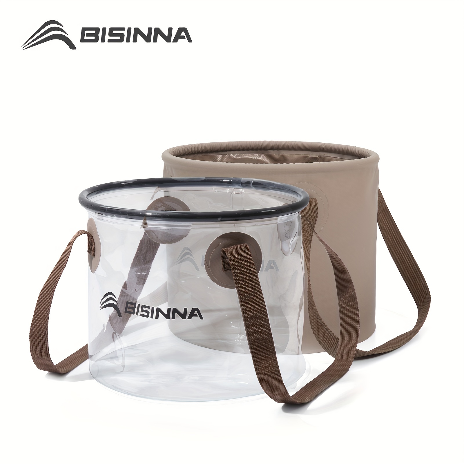 Outdoor Transparent Fishing Bucket Foldable Portable - Temu Canada