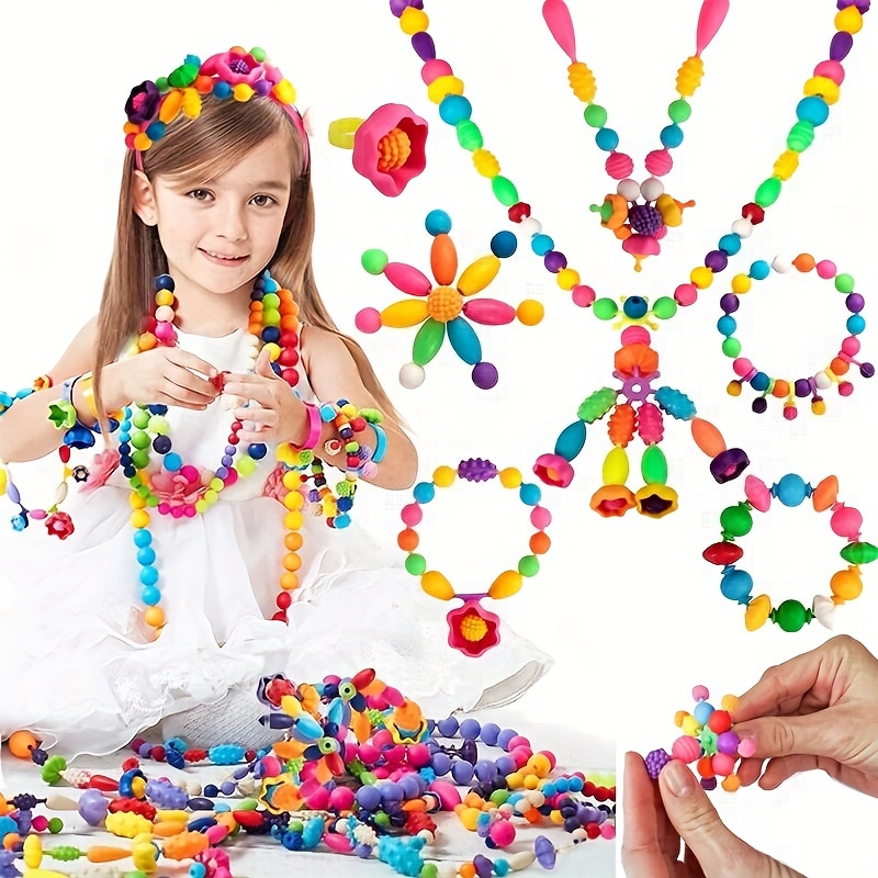 Snap Pop Beads Diy Kit: Create Unique Jewelry Crafts For - Temu