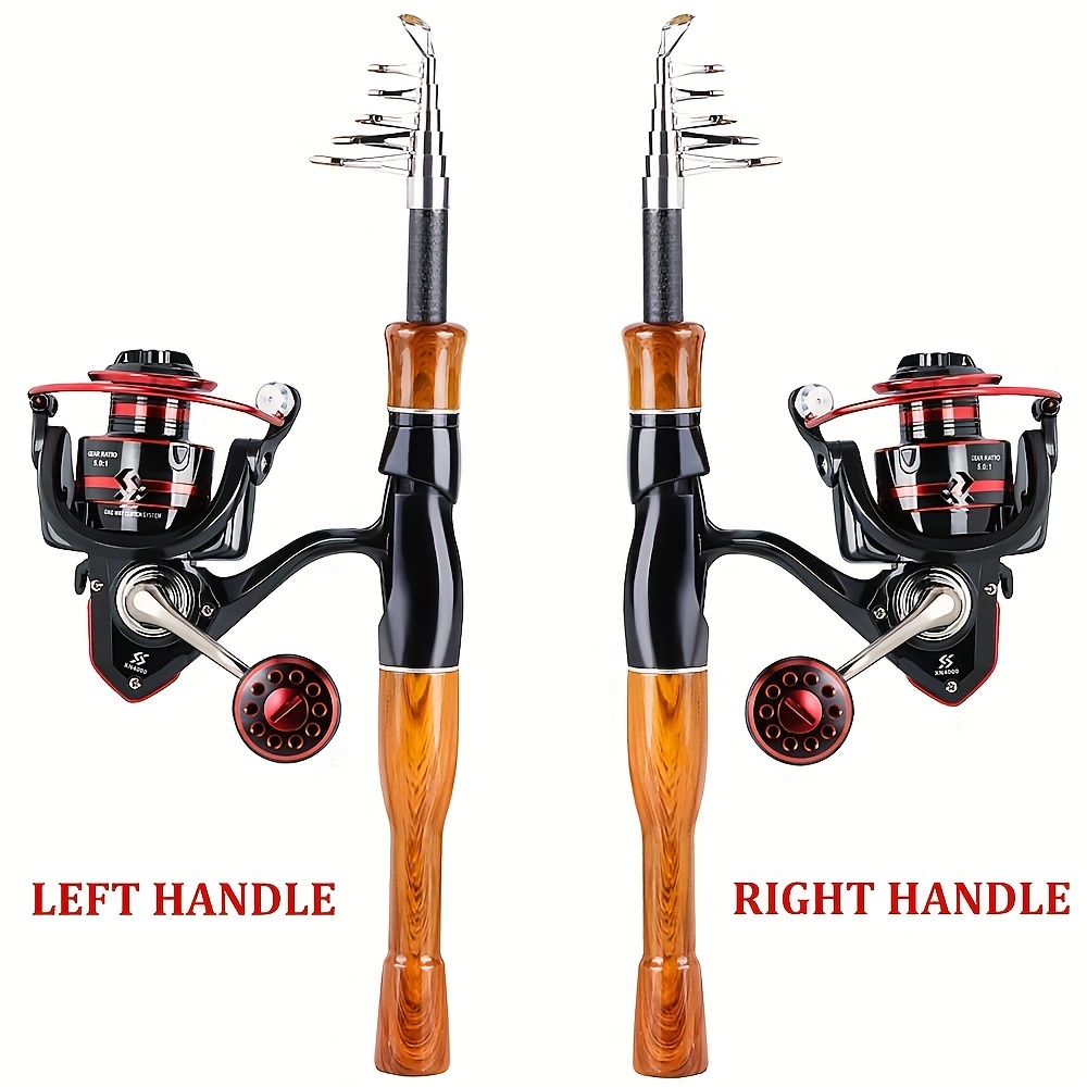 Travel Fishing Rod And Reel Combo Portable Outdoor Fishing Rod Set