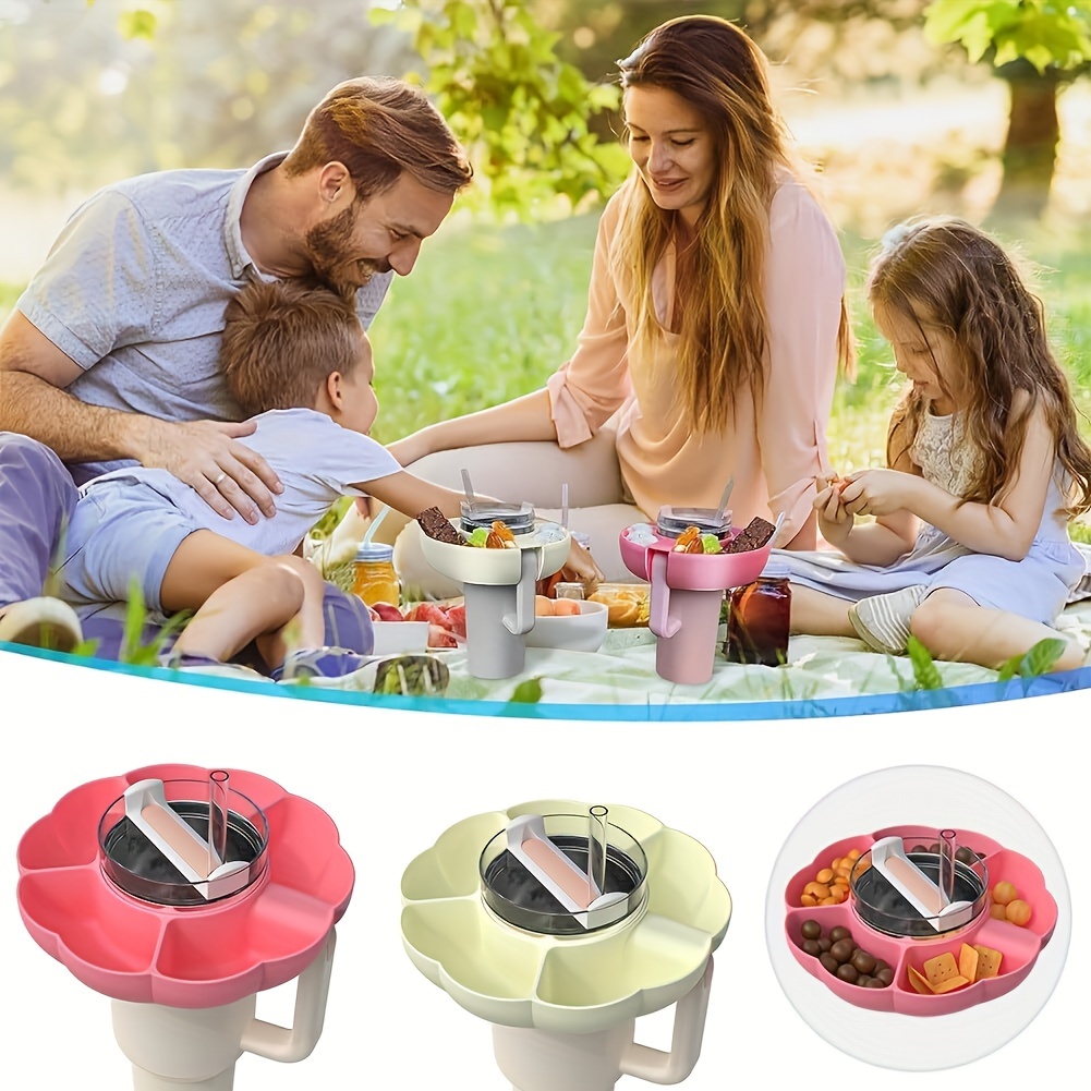 Snack Bowl For Stanley Tumbler With Handle Tumbler Snack - Temu