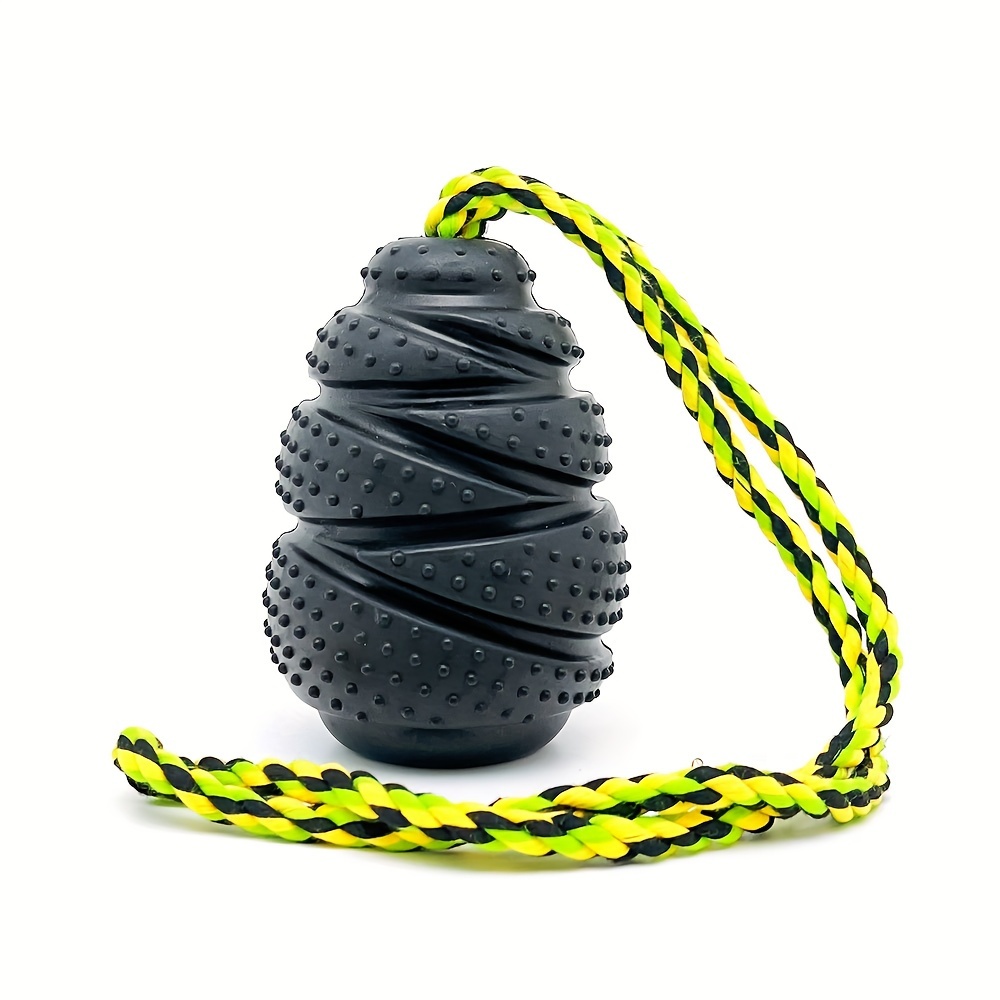 Image of Interactive Treat-dispensing Dog Chew Toy - Non-toxic Natural Rubber For Dental Health & Gum Massage, Suitable For All Breeds