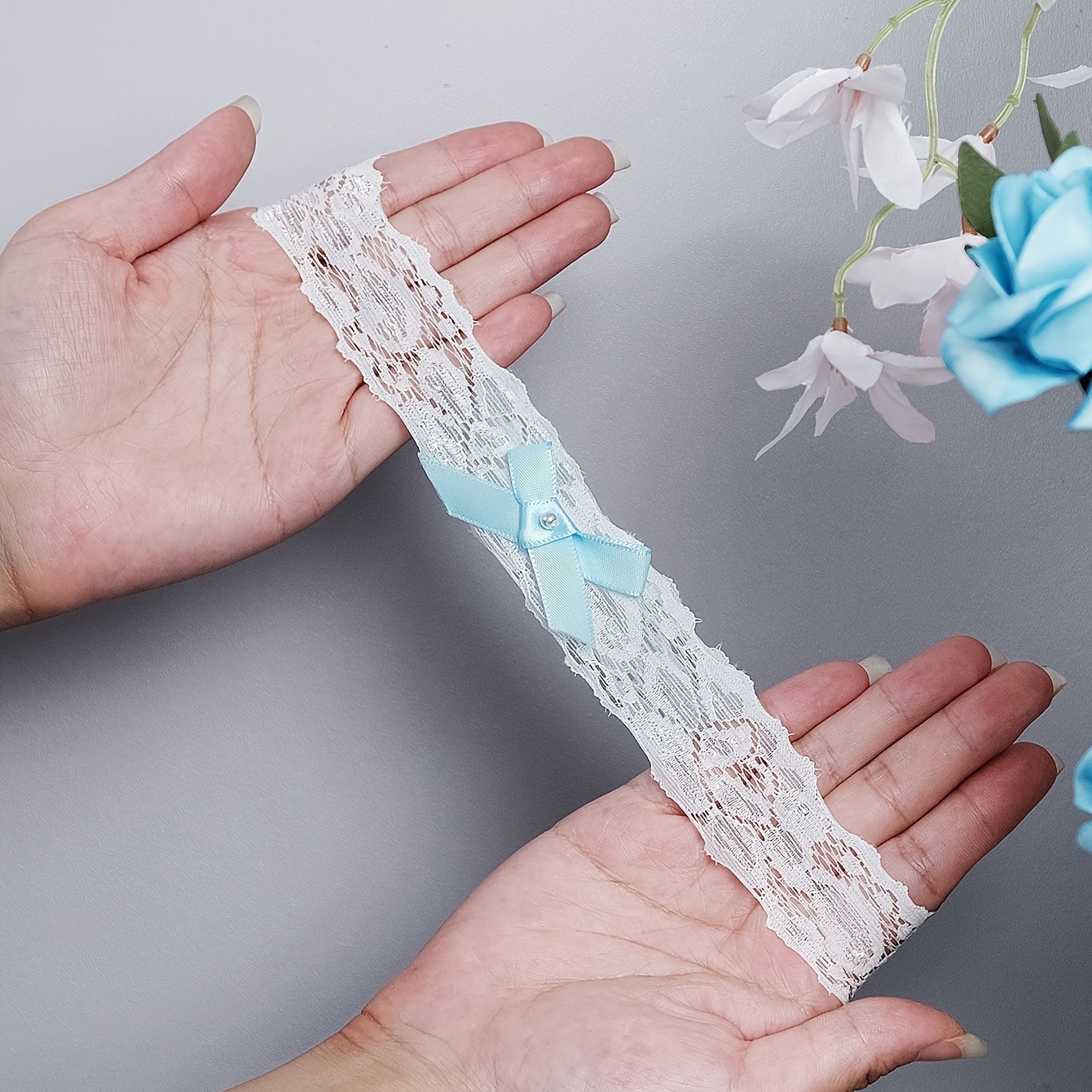 Sexy Lace Wedding Garters For Bride Stretchy Prom Leg Garters With Bow  Bridal Accessory