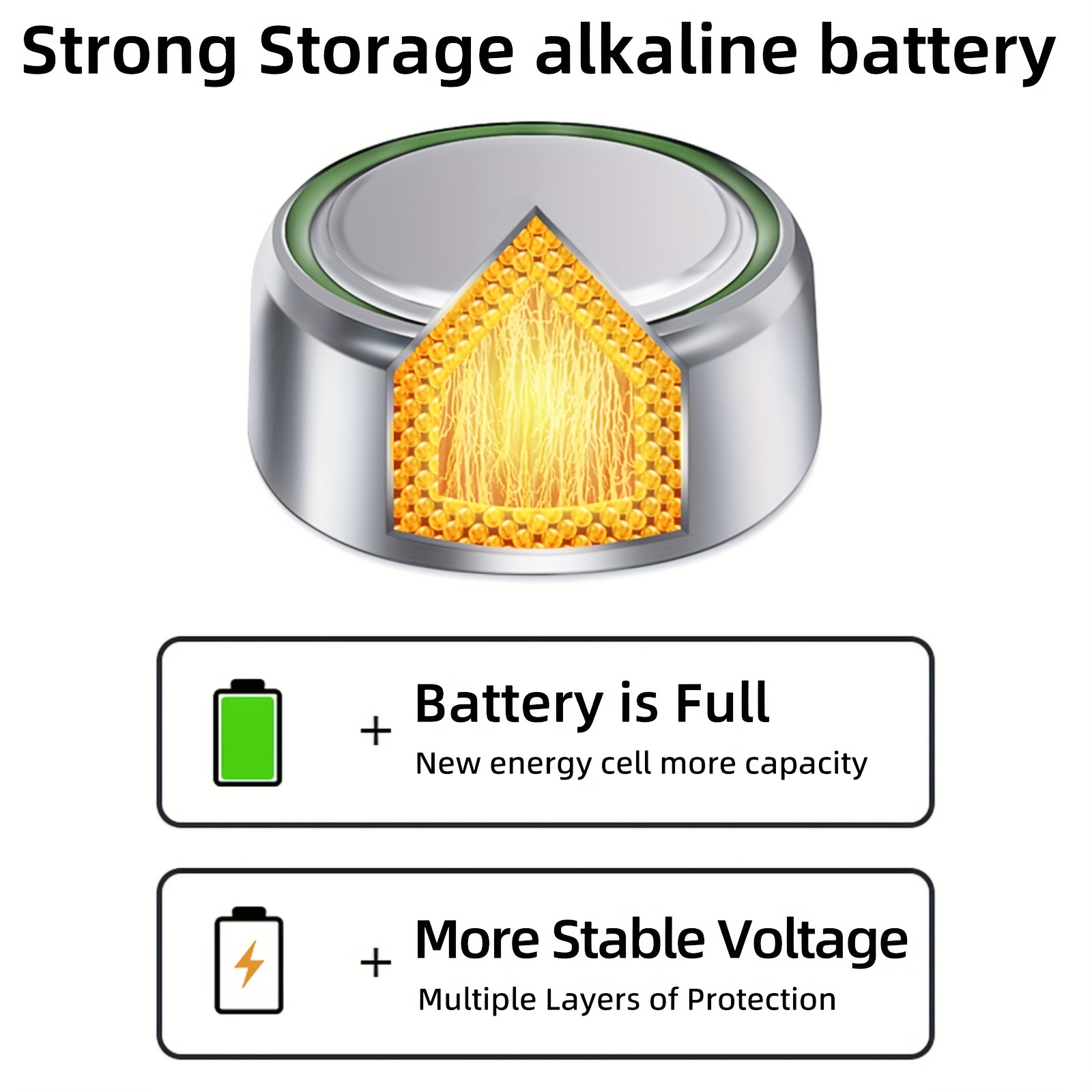 10pzas Baterías/pilas Alcalina Botón 1.55v Ag10 Lr1130 Sr54 - Temu
