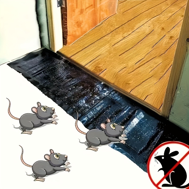 Mouse Trap with Strong Stickiness,5 Pack Rat Trap Sticky Pad Board for  Household Indoor and Outdoor Sticky Traps，Easy to Use