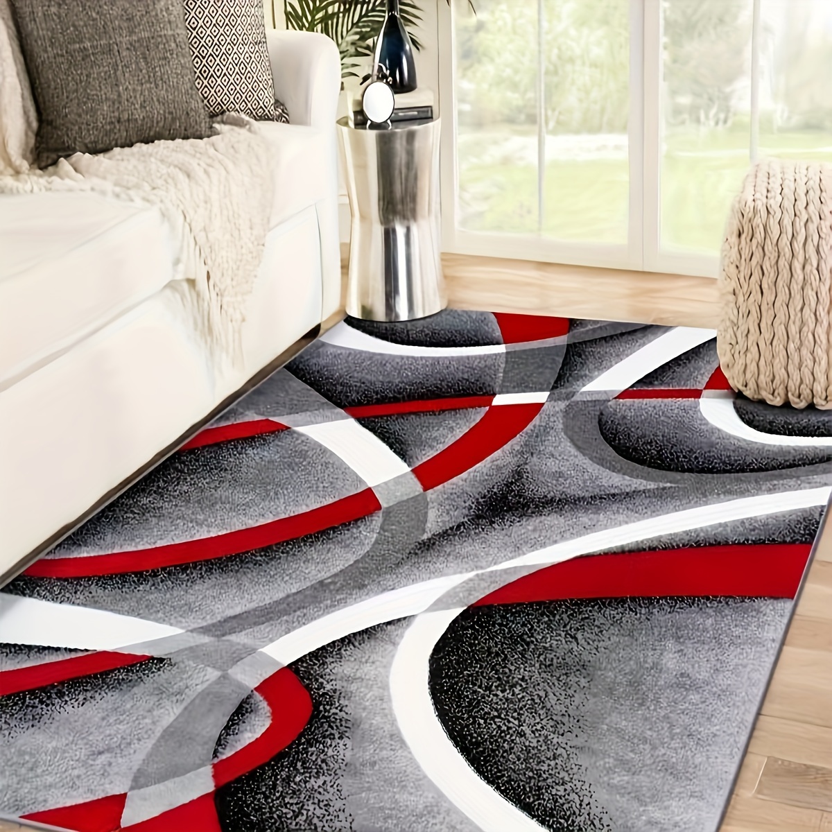 NEVRAH Tappeto arcobaleno rosso bagno soggiorno camera da letto cucina  ingresso pavimento antiscivolo decorazione tappetino : : Casa e  cucina