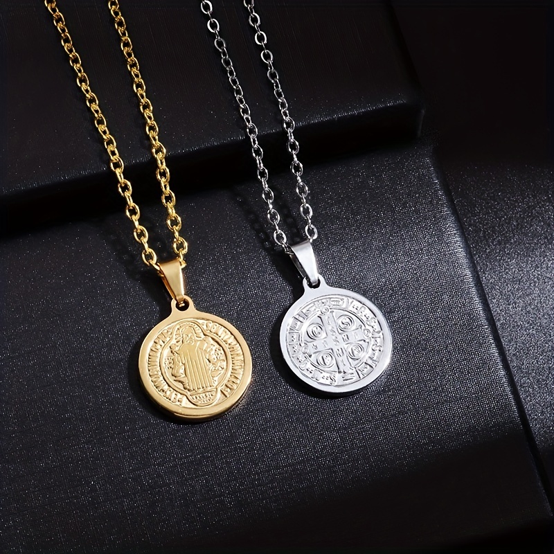 Religious deals coin pendant