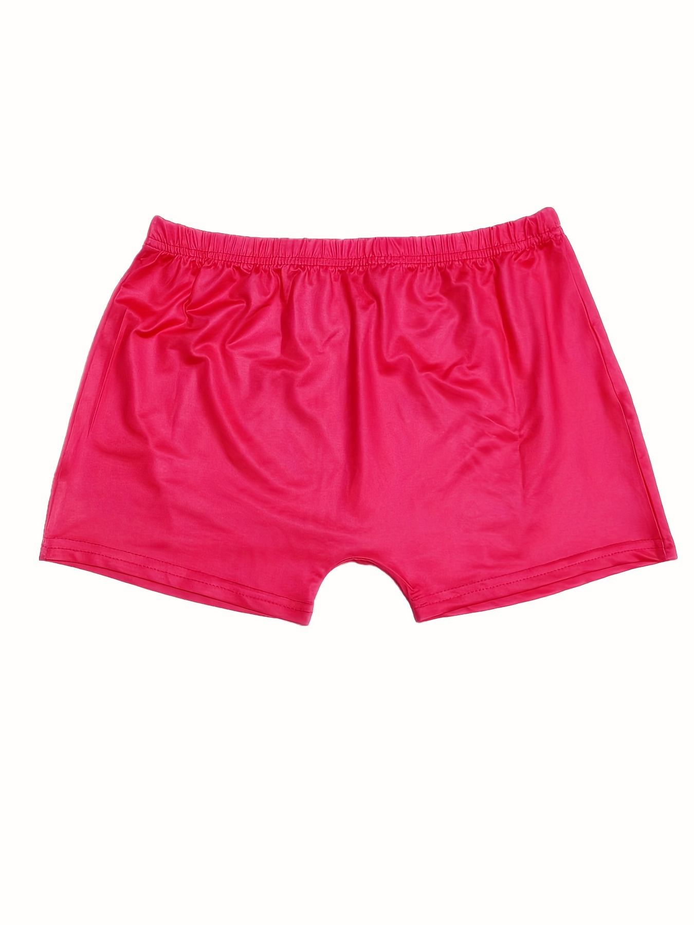 Buy 🔷 Loveletters 🔷 Women Fashion Solid Color Lace Satin Shorts Sexy Silk  Underwear Pajamas Elastic Waist Seamless Boyshort Pants Satin Legging  Trousers Online at desertcartKUWAIT