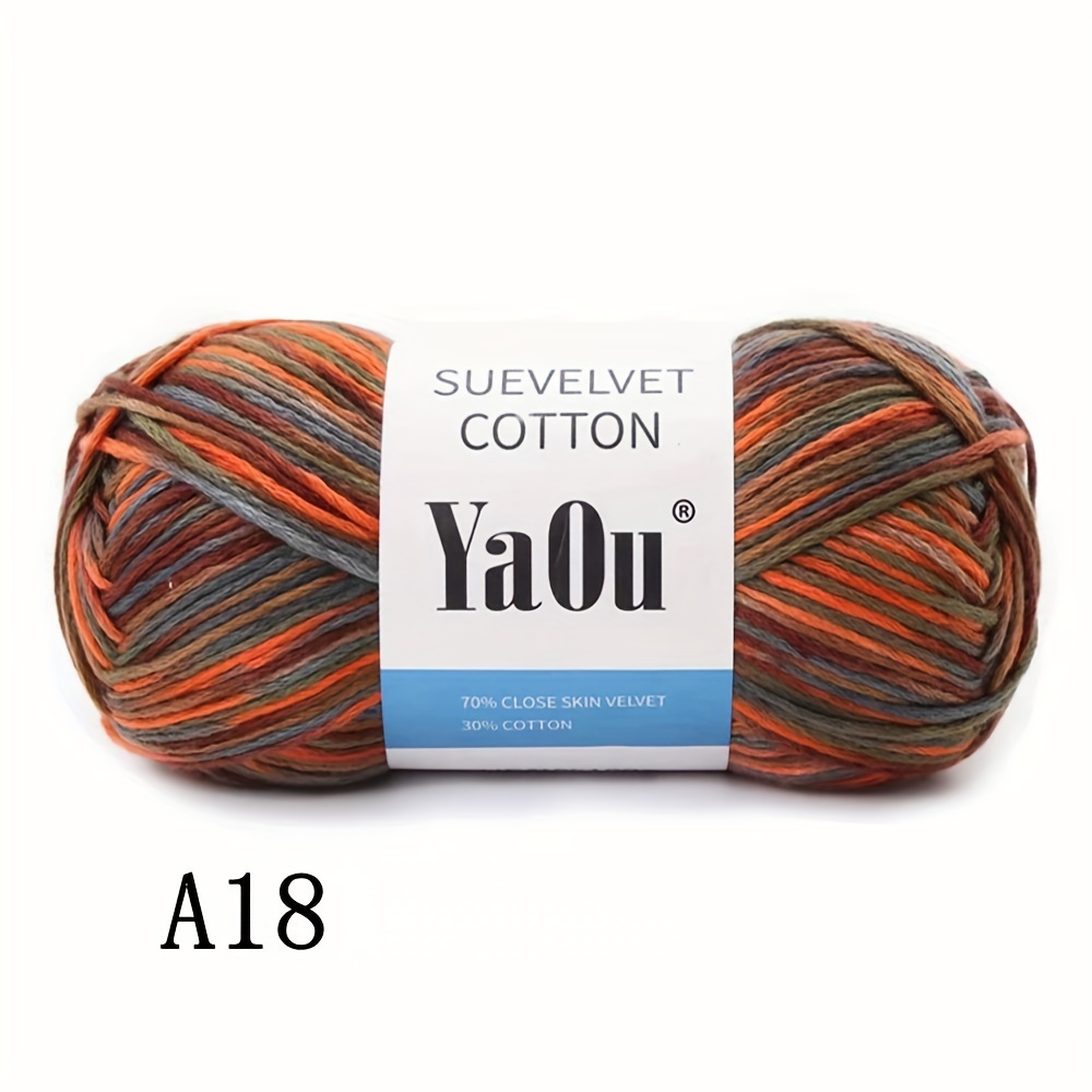 Gradient Wool Yarn Thick Wool Yarn For Diy Crocheting And - Temu