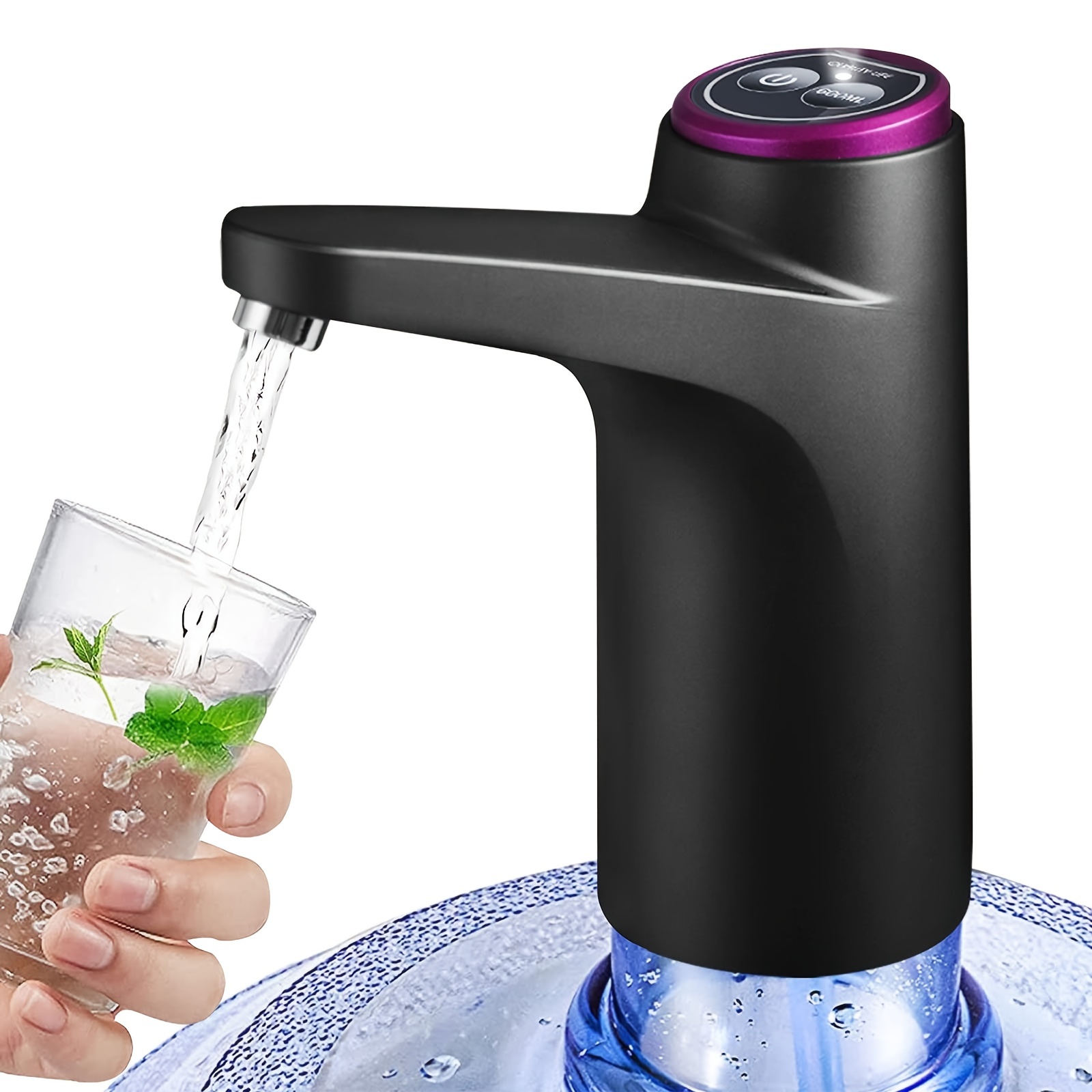 Bomba Electrica de Agua para Bebida - Dispensador de Botella de Agua Carga  USB
