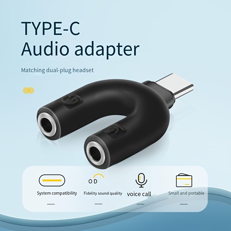 3.5 Audio One Point Two U Type 3.5u Type Audio Adapter - Temu