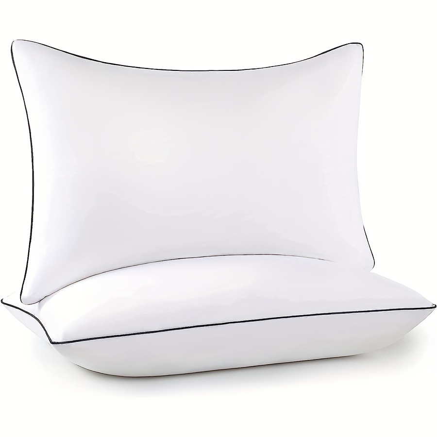 Soft Long Pillows For Sleeping Fluffy Fiber Filled - Temu