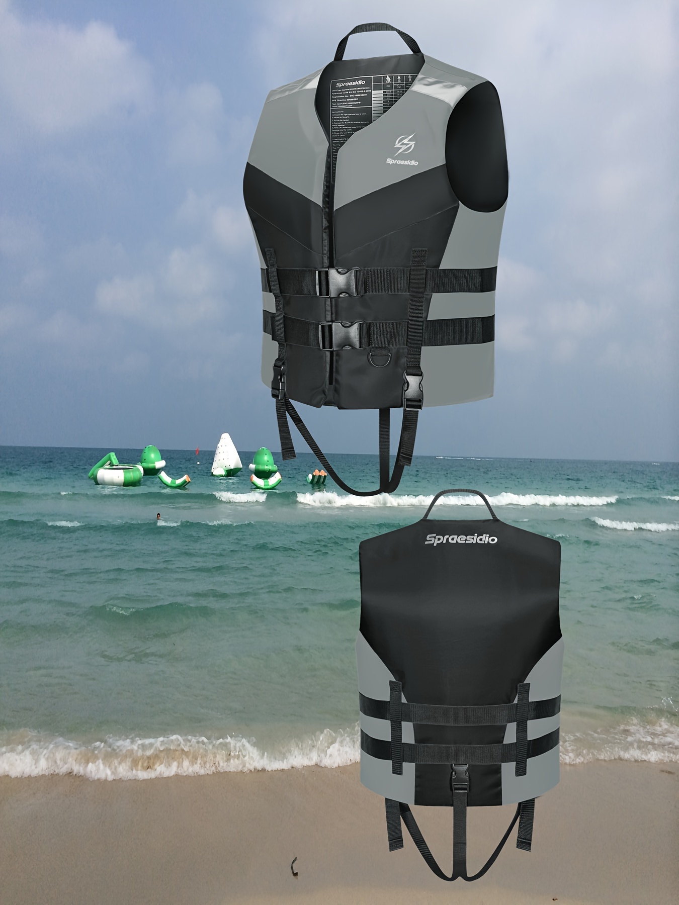 Drifting Safety Vest Lightweight Boating Life Vest Safe for Swimming Sea  Fishing