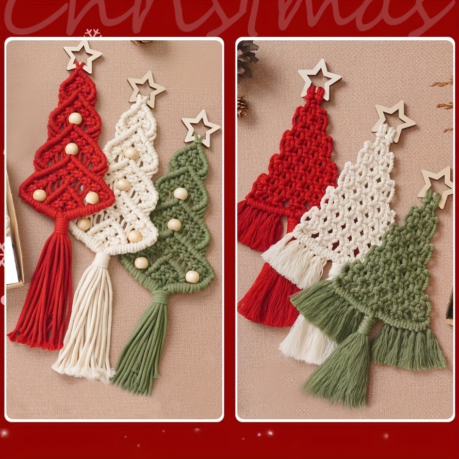 DIY Handmade Crochet Woven Christmas Material Package Christmas