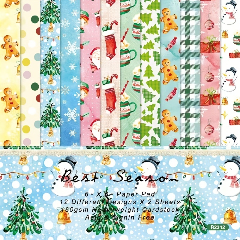 Wrapping Paper With Different Christmas Patterns And 2 - Temu