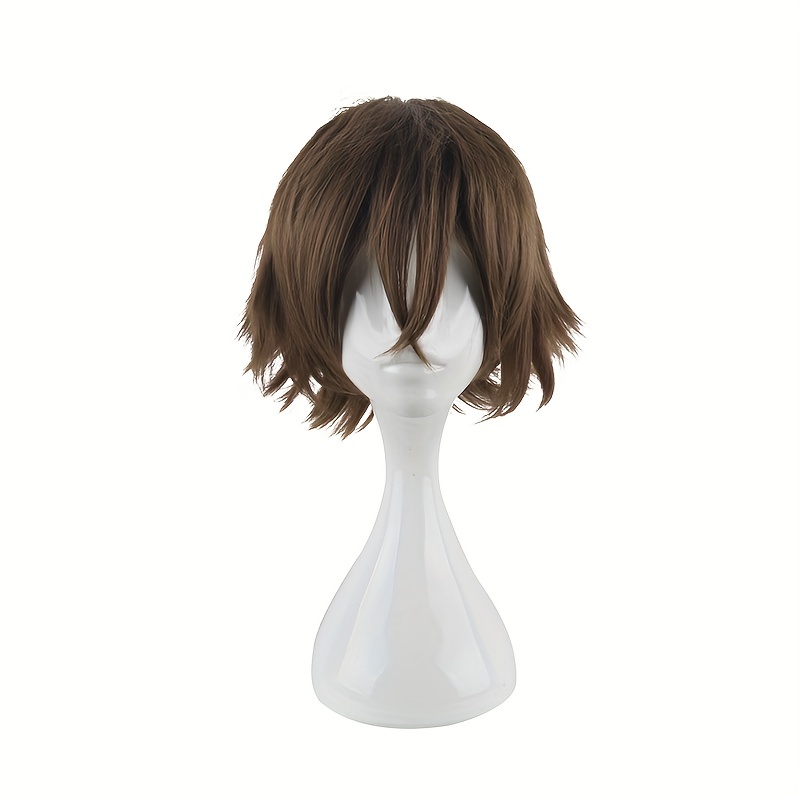 1pc Mens 12 Inch 30 48 Cm Brown Anime Costume Wig Mens Role