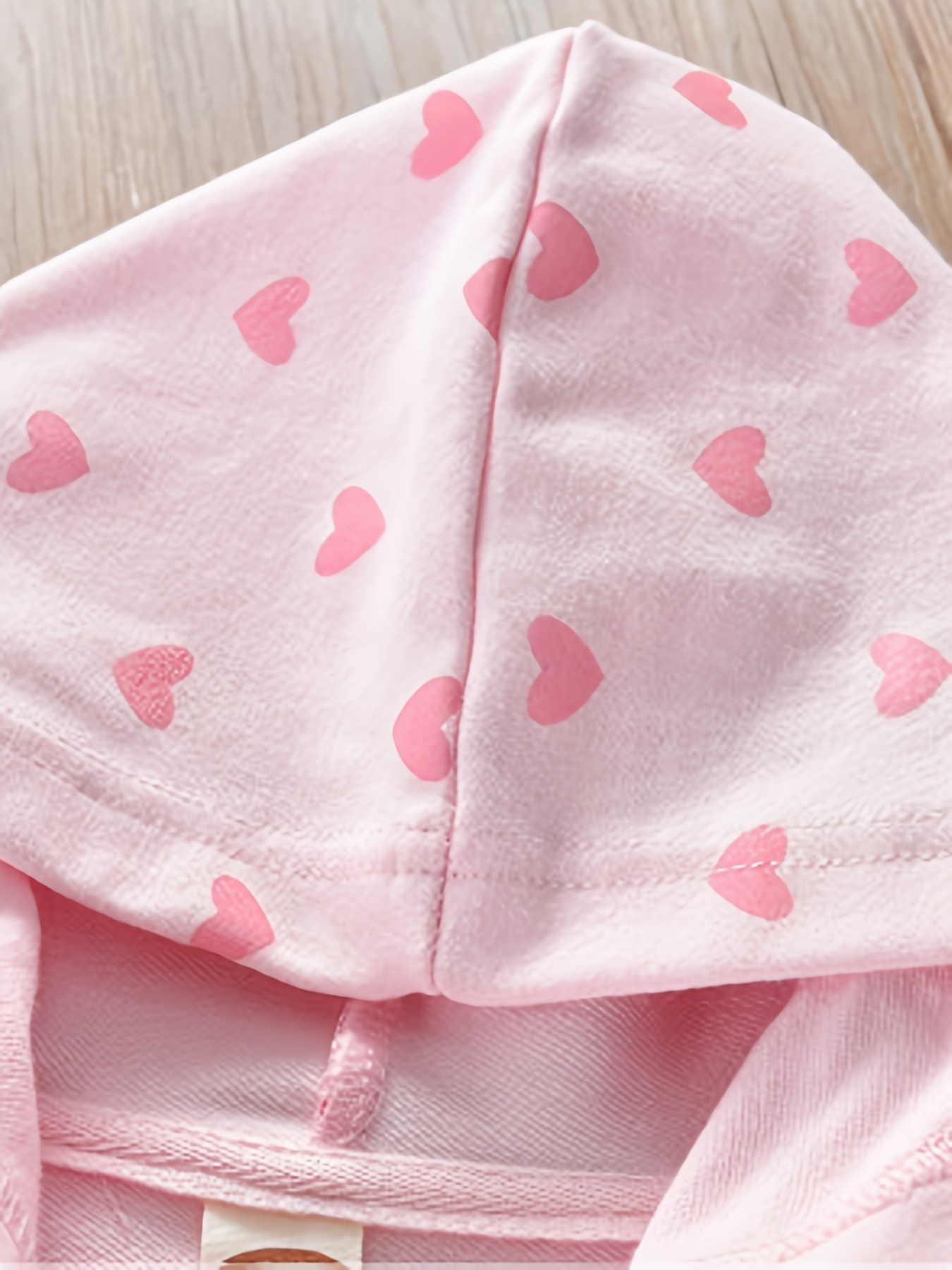 Gap girl pink heart hoodie hot sale