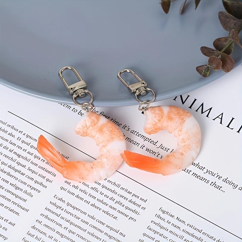 Adorable Simulated Shrimp Keychain Creative Cartoon Seafood Car Key Pendant  Bag Wallet Ornament Perfect Birthday Gift - Sports & Outdoors - Temu Canada