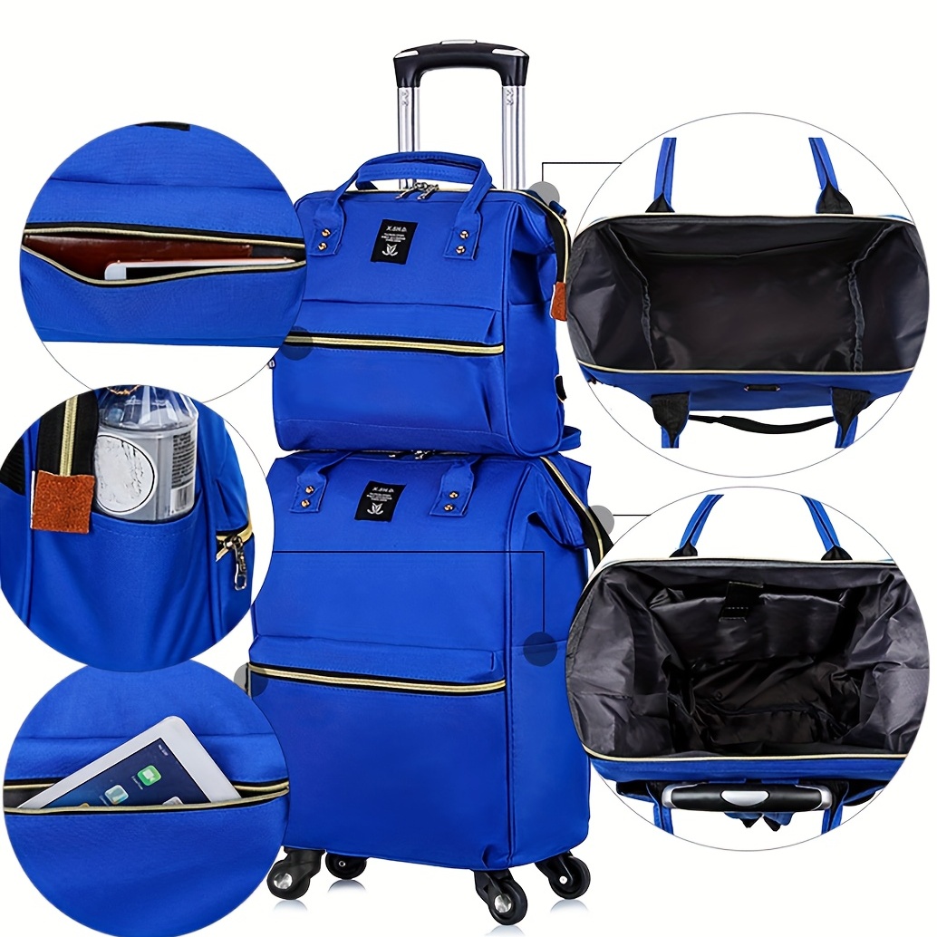 Ensemble valise - Ensemble de voyage - Ensemble Trolley - Valise Trolley -  Sac de