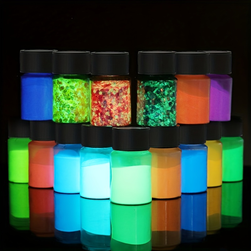 Bulk Glow in The Dark Mica Powder Absorbs Any Long Afterglow of
