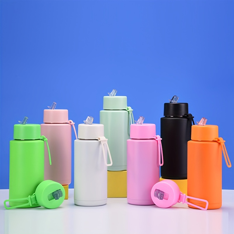 Solid Color Vacuum Flask, 304 Stainless Steel Insulated Water