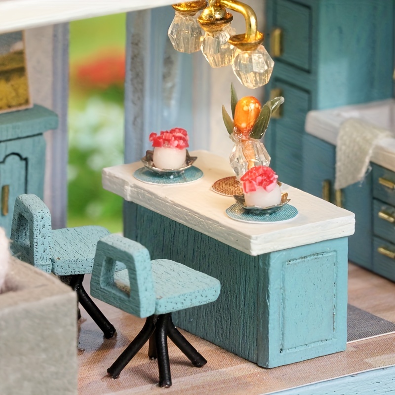 Doll House Miniature House Kit - DIY Tiny Houses Cozy Room with Miniature  Furniture, Mini Handmade Craft Ornament Hose Desk Decoration, Gift for  Teens Girls Boys, Dollhouses -  Canada