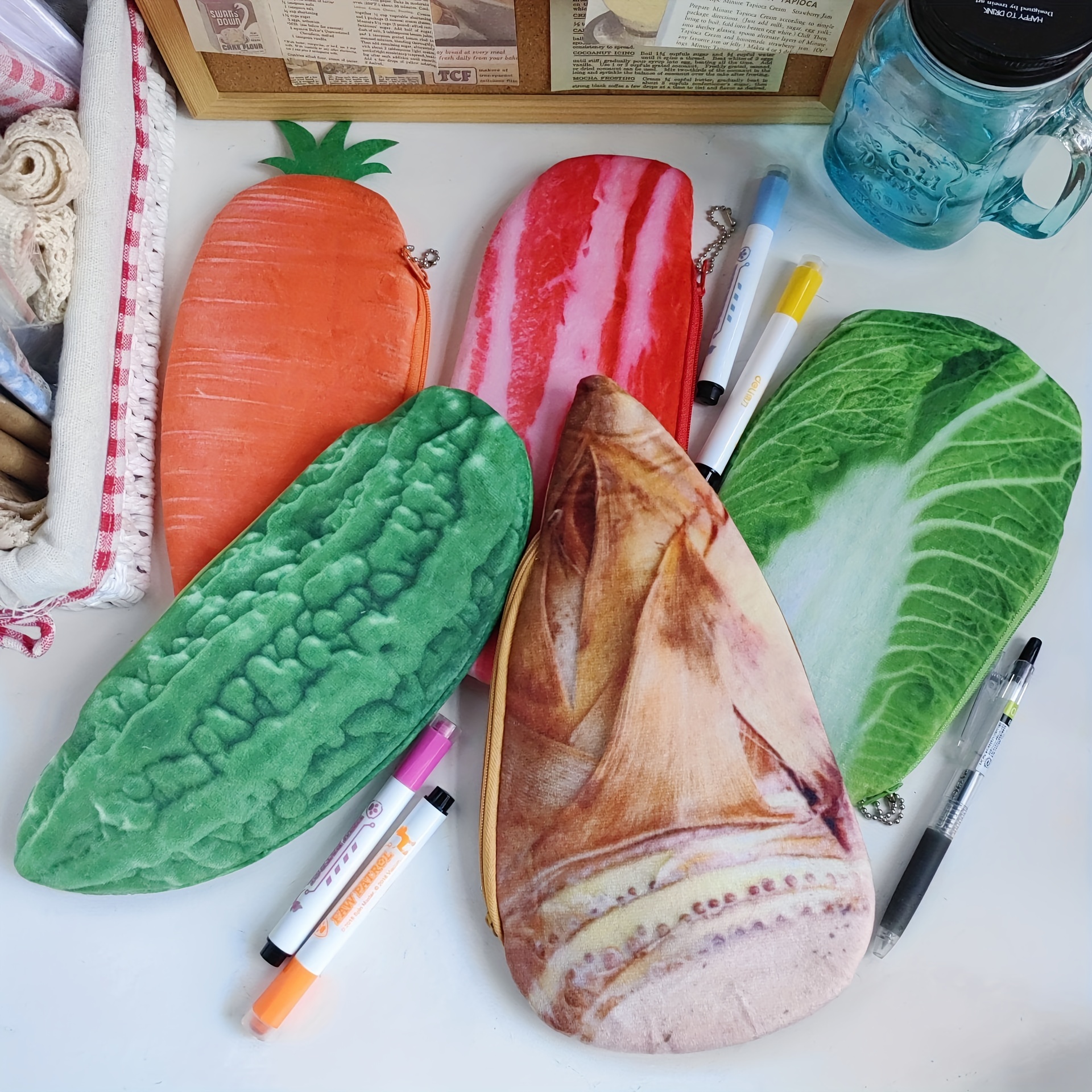 Simulation Crucian Carp Pencil Case Wallet Salted Fish - Temu