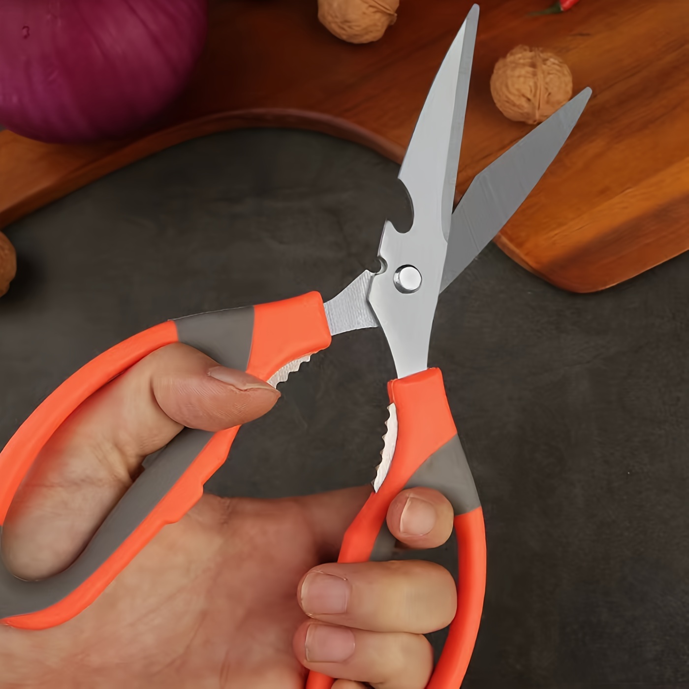 1pc Kitchen Scissors, Kitchen Shears Heavy Duty Kitchen Scissors, Upgrade  Poultry Shears, Kitchen Shears Dishwasher Safe, Meat, Food Scissors, Kitchen  Scissors For General Use 8.4inch, Check Out Today's Deals Now