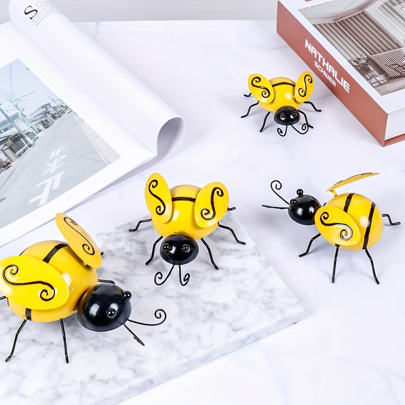  Yardwe 5pcs Inspirational bee Wall Art Bumblebee Kitchen Decor  Inspirational Wall Decor Wall Art Pendant bee Scene Pendant Iron Home  Decoration Wall Ornaments Metal Outdoor 3D The Sign : Patio
