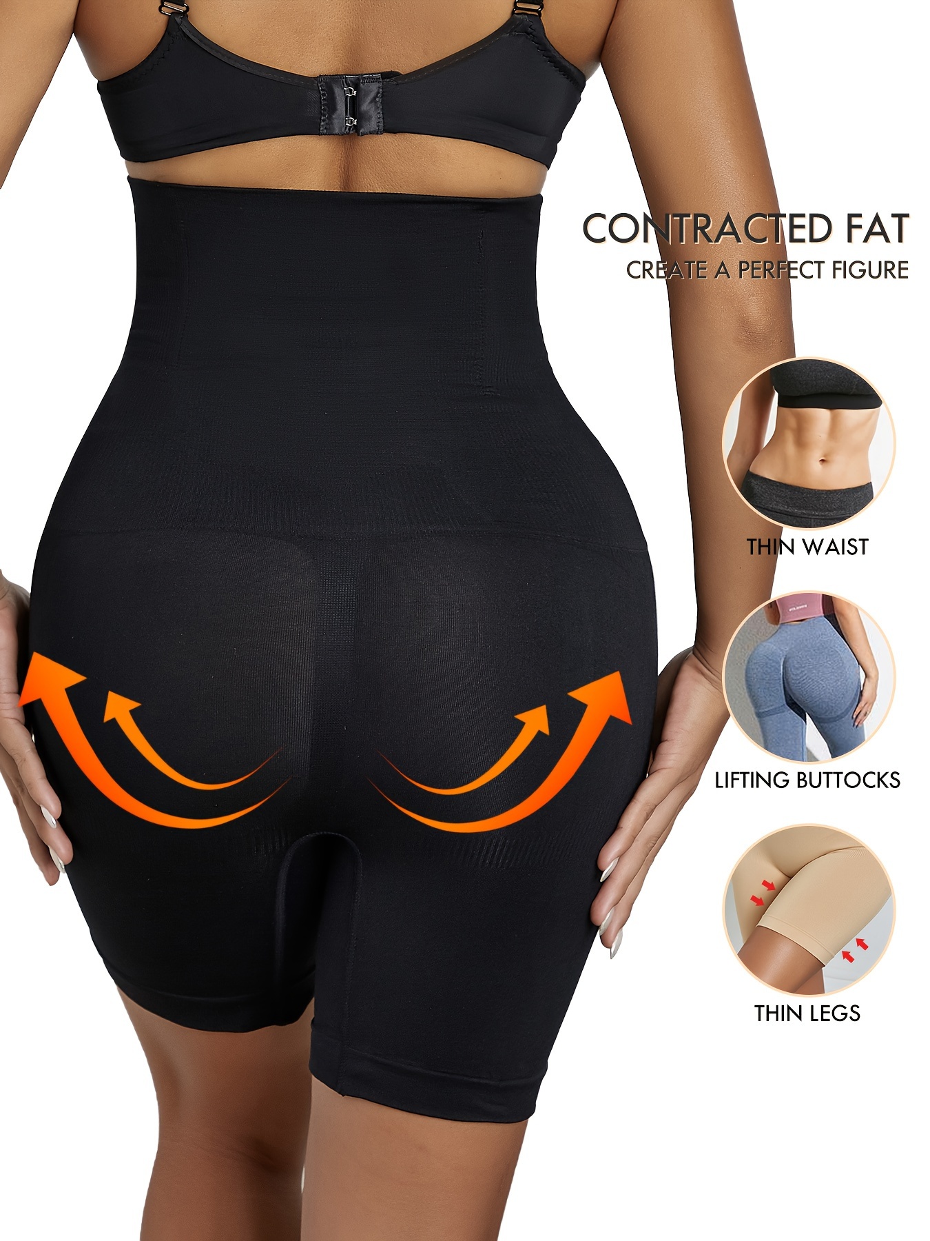Women Tummy Control Body Shaper High Waist Shaping Boyshort Control  Knickers Slimming Panties Thigh Slimmer Shapewear