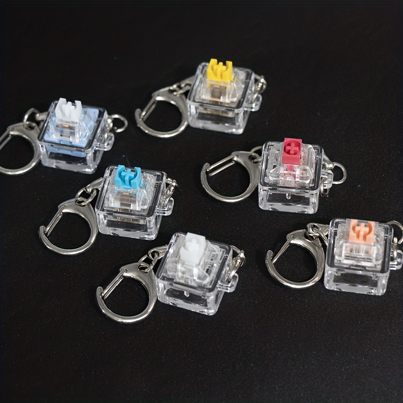 Multi color Mechanical Keyboard Keychain For Men Men's - Temu