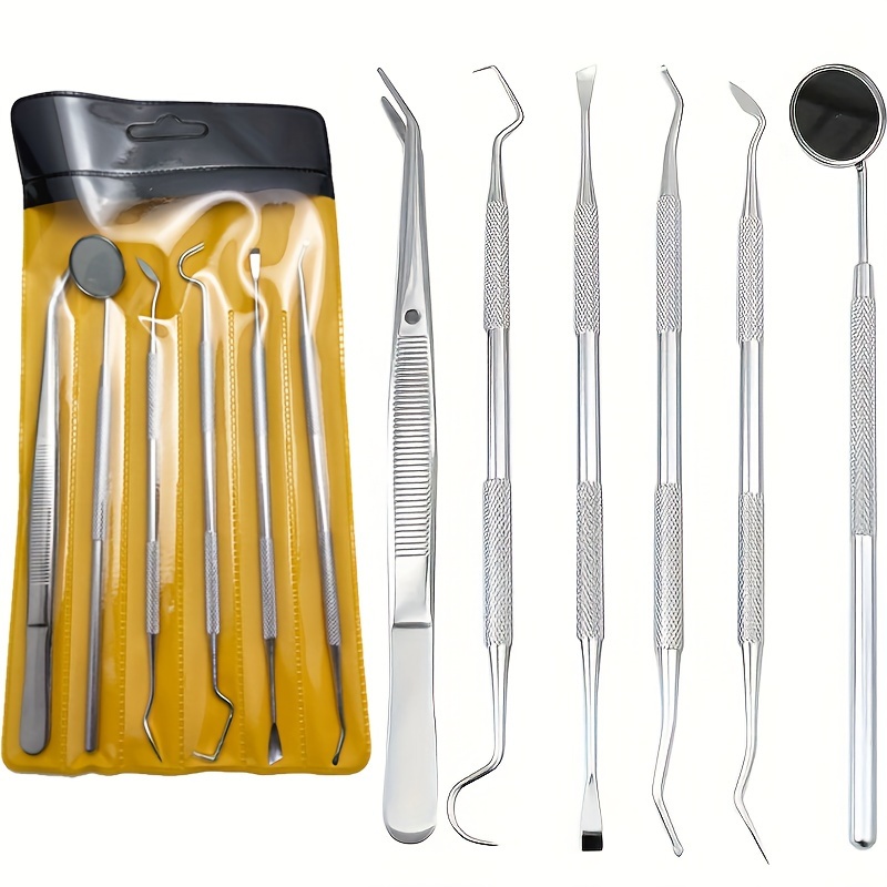 6Pcs Stainless Steel Dental Care Tools Dentist Tools Set Dental
