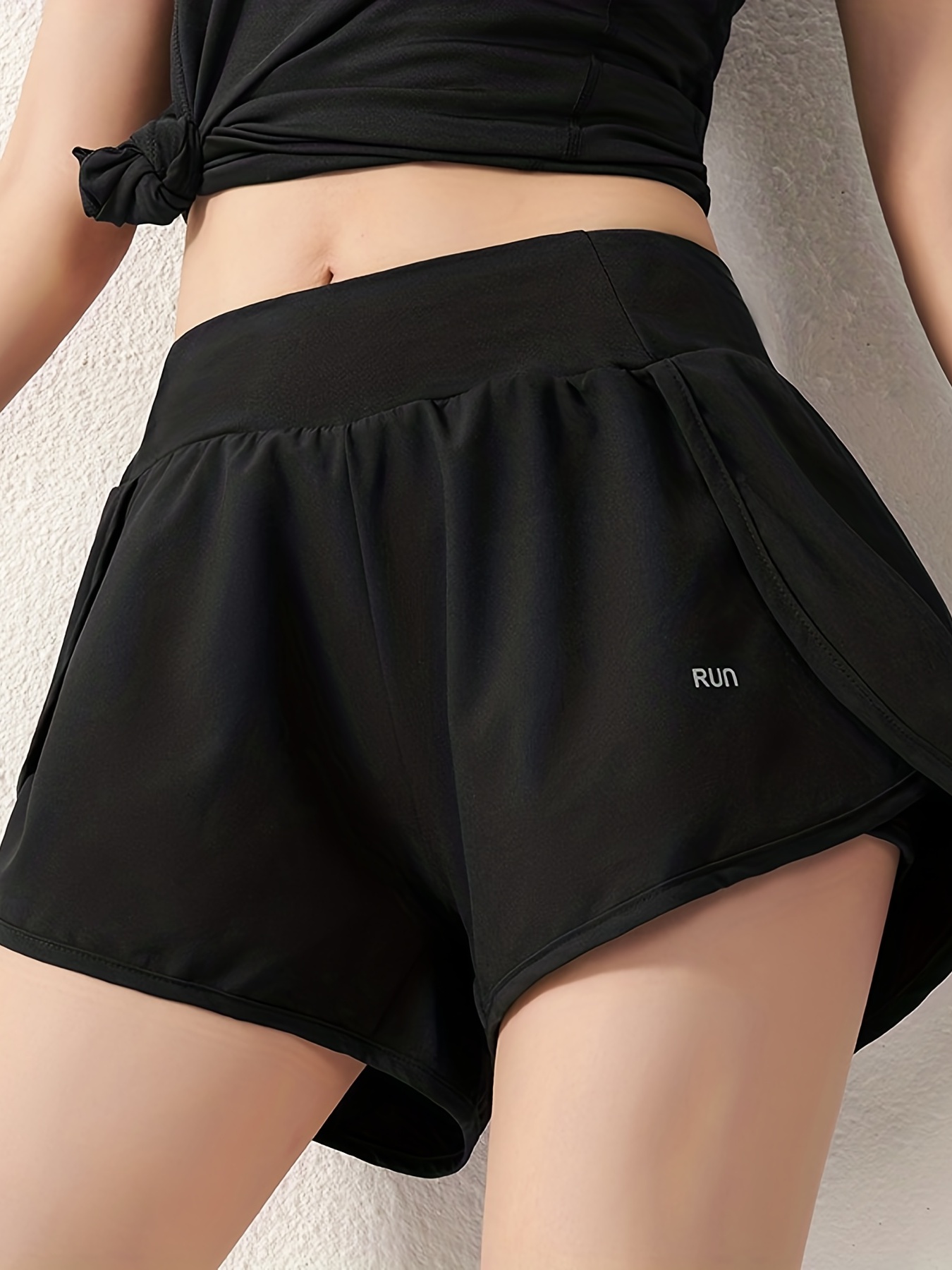 Pantalones cortos deportivos para mujer, Shorts holgados de