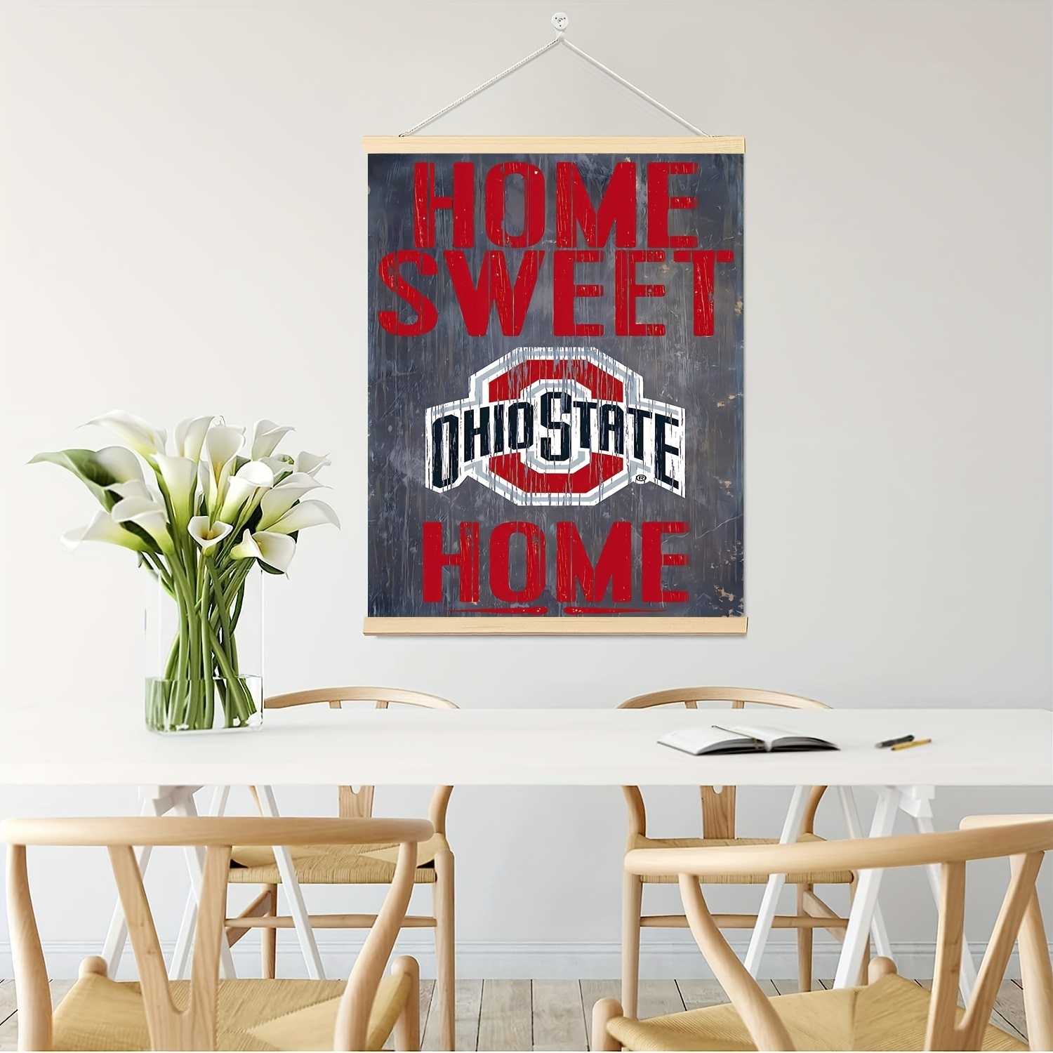 Ohio State Buckeyes football Wall Sign / Ohio State Buckeyes Decor