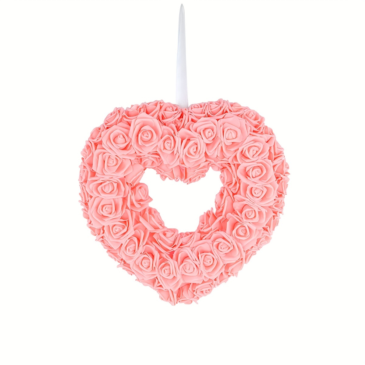 Valentine Heart Shaped Wreaths Valentine's Day Decor - Temu