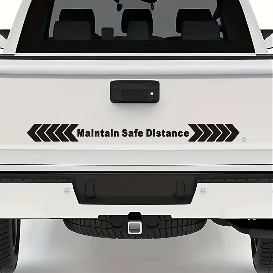 Maintain Safe Distance Car Sticker Keep Distance Sticker - Temu Austria