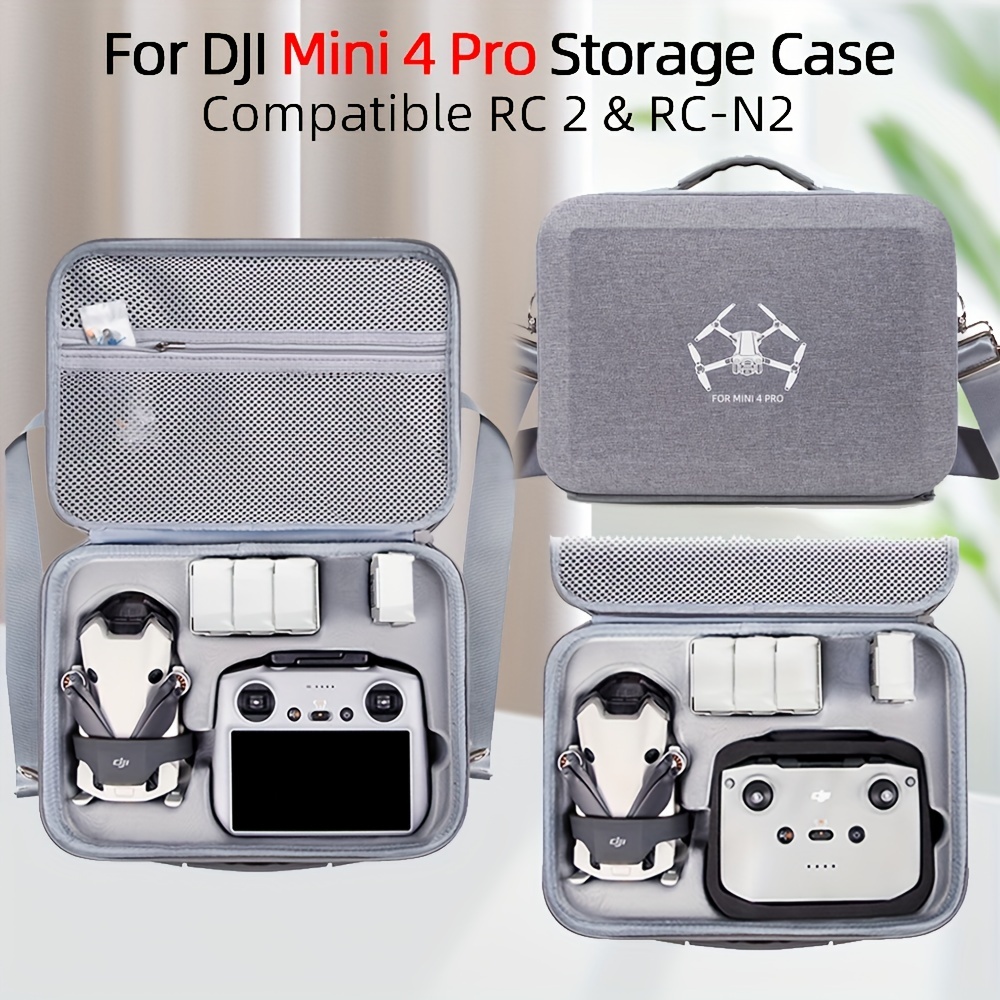 Compre Para DJI Mini 4 Pro Shockproof Eva+bolso de Tela Caja de