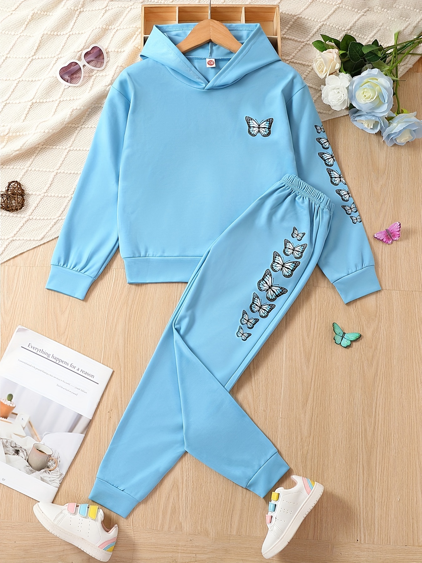 Bluey Girls Fleece Sweatshirt and Jogger Pants Set Toddler