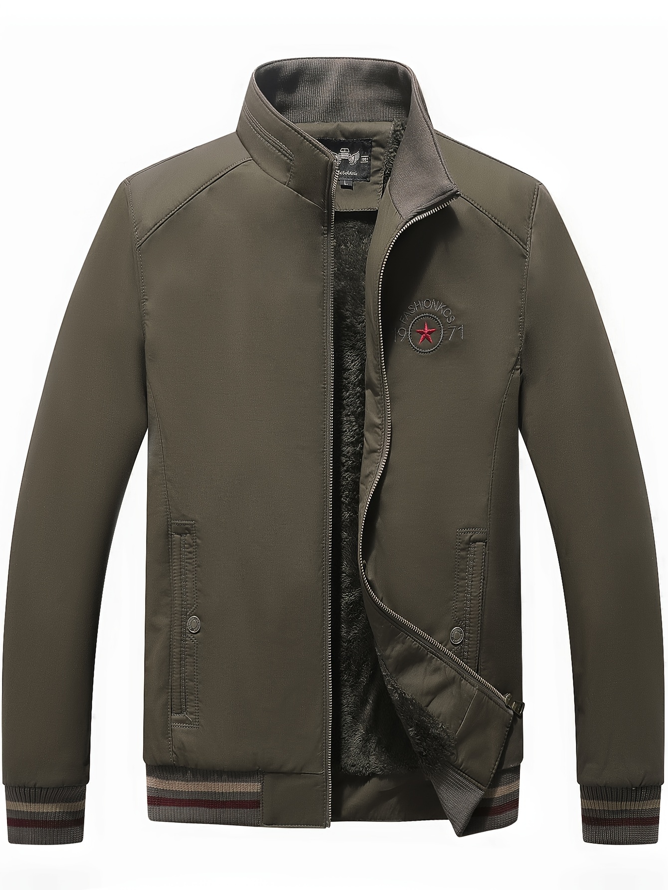 ZYCSKTL Chaqueta Trenca Hombre, Capa De Foso Larga De Los Hombres, Algodón  Acolchado Chaqueta Delgada del Ajuste, Nueva Hermoso sobre La Rodilla  Abrigo De Invierno (Color : Khaki, Size : 170) 