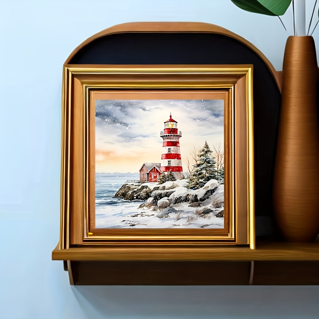 Lighthouse Diamond Painting - Temu