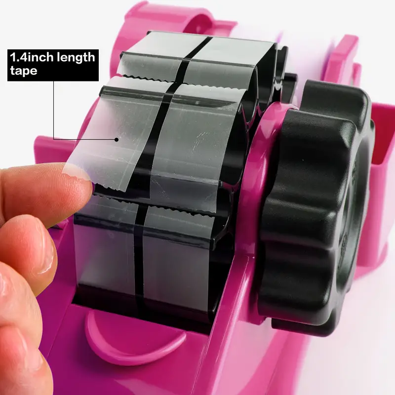 OBOSOE Multiple Roll Cut Heat Tape Dispenser Sublimation for Heat Transfer  Tape, Heat Press Thermal Tape Holder Dispenser for Desk with 1 inch and 3  inch Core (Pink) 