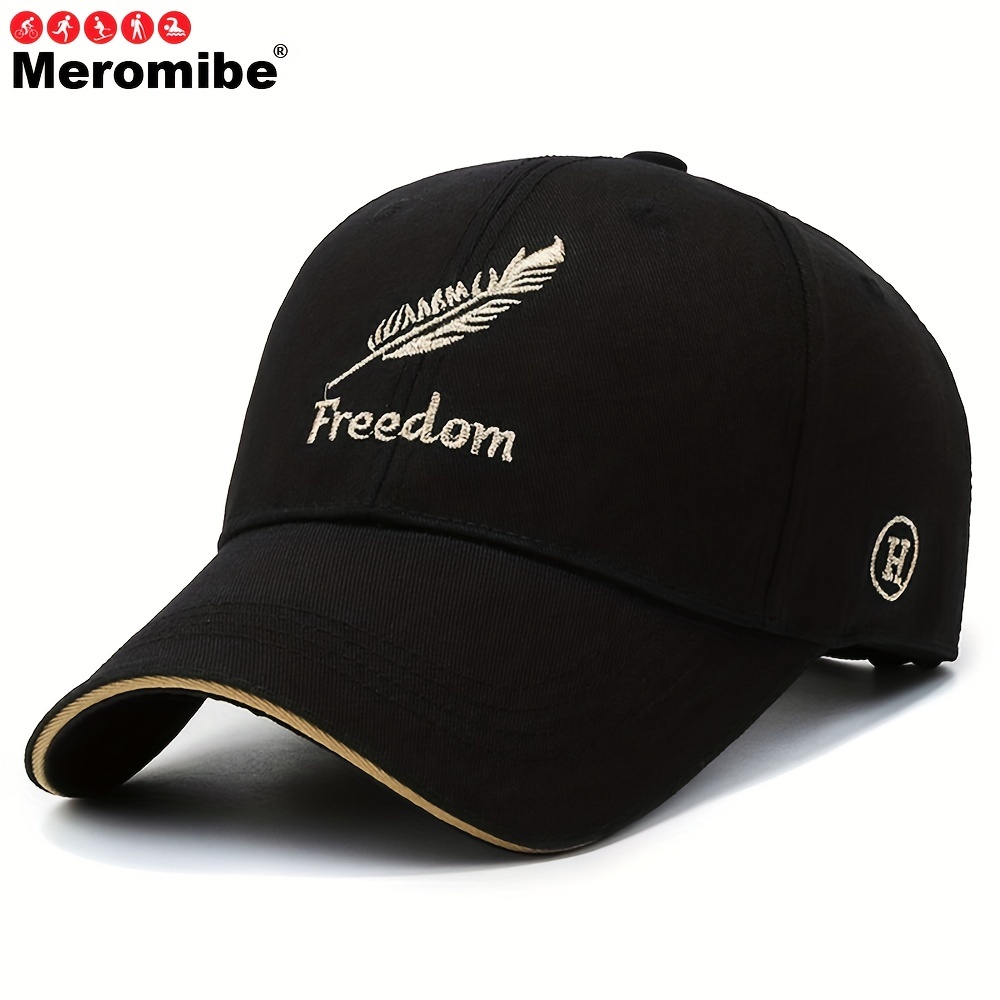 

Meromibe Men's Outdoor Freedom Embroidered Baseball Cap - Stylish And Comfortable